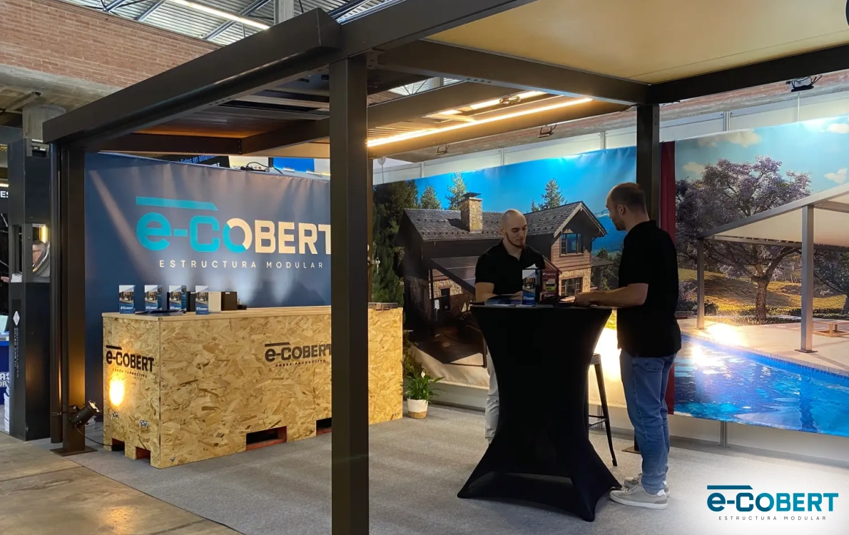 E-Cobert, a la Fira de Girona, ha mostrat com transformar un pàrquing exterior en una zona productiva
